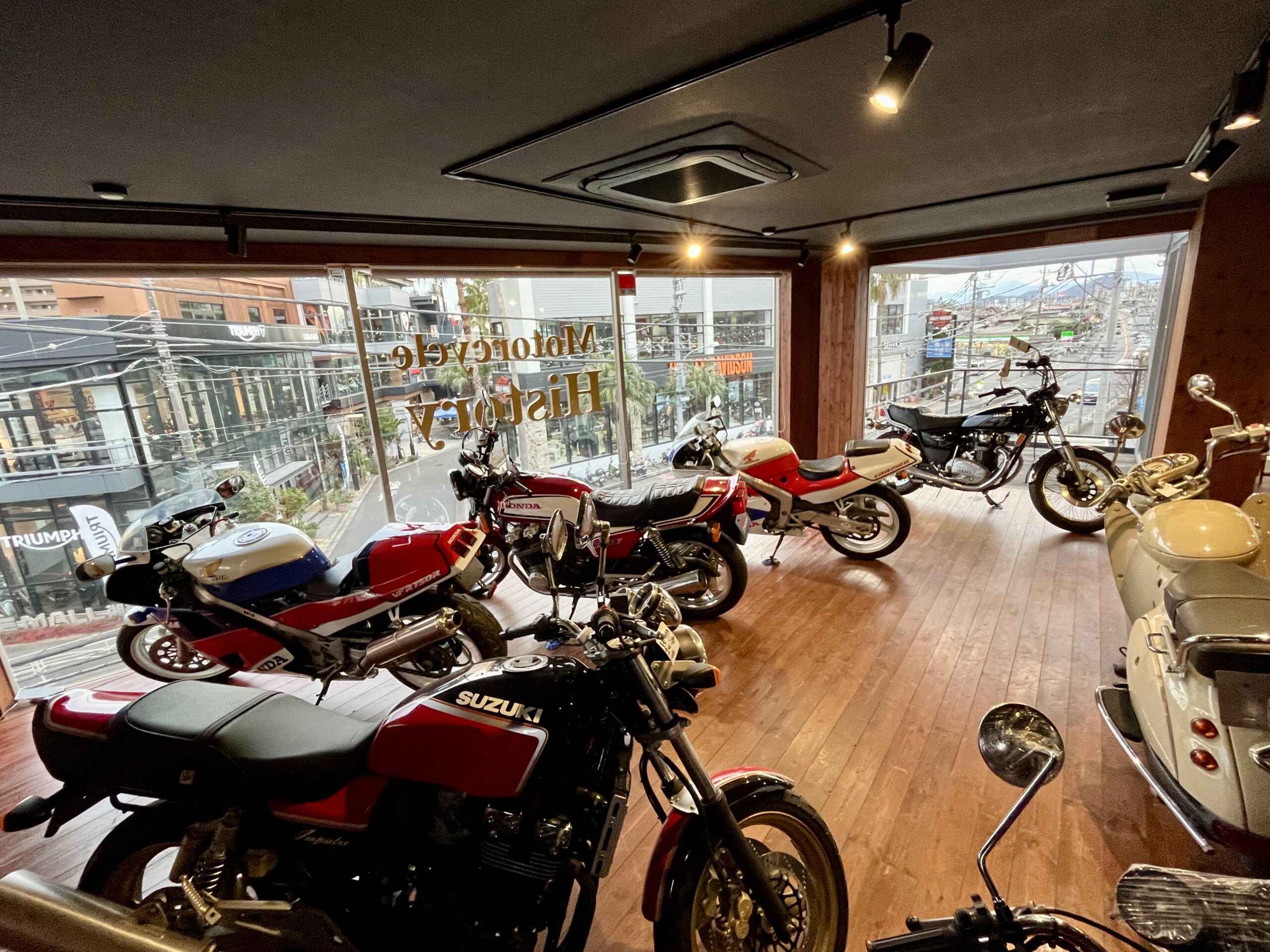 レジェンドバイク展示